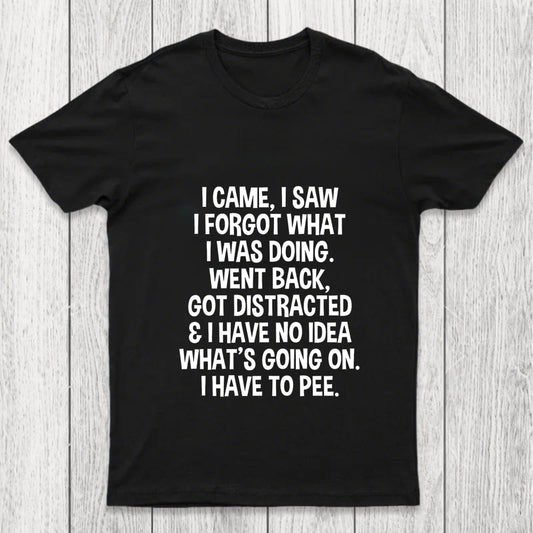 I Came I Saw I Forgot What I Was Doing Chicluma T Shirt