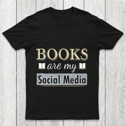 Books Are My Social Media Chicluma T Shirt