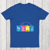 Felines Science Periodic Cat Chicluma T Shirt