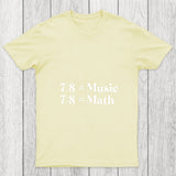 Music And Math Chicluma T Shirt