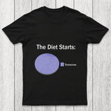 The Diet Starts Tomorrow Chicluma T Shirt