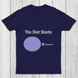 The Diet Starts Tomorrow Chicluma T Shirt