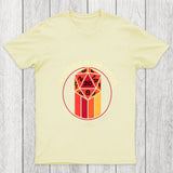 In Charge Of The Crits D20 Retro Chicluma T Shirt