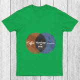 Coffee Contemplation Venn Diagram Chicluma T Shirt