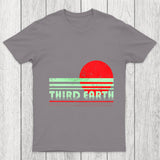 Third Earth Retro Fantasy Sunset Chicluma T Shirt