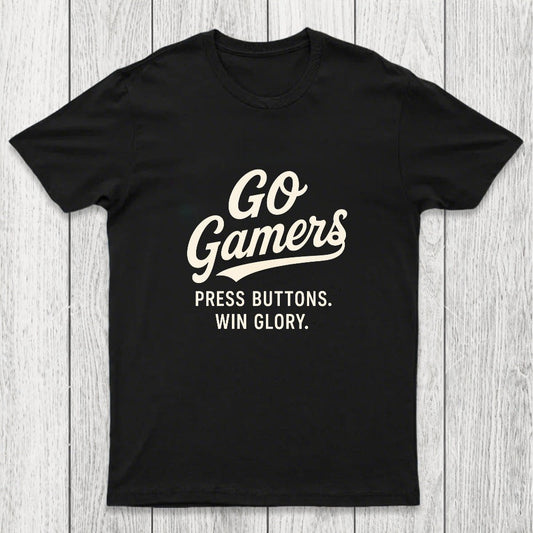 Press Buttons Win Glory Chicluma T-Shirt