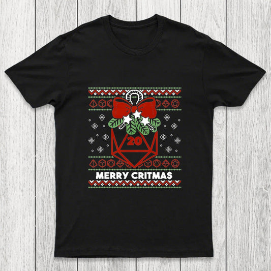 Merry Critmas Ugly Sweater Chicluma T-Shirt