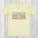 Final Boss Pronouns Chicluma T-Shirt
