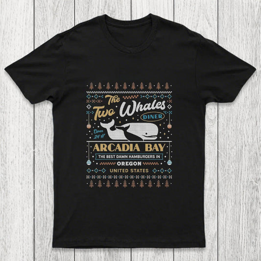 Two Whales Diner Ugly Sweater Chicluma T-Shirt