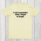 I Can't Remember What I Forgot To Forget Chicluma T-Shirt