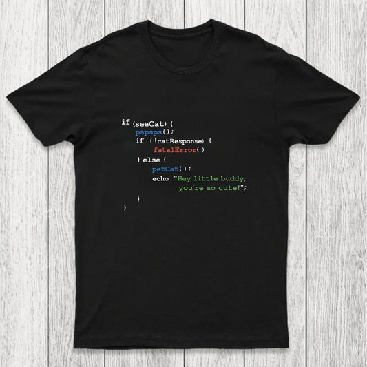 If See Cat Code Chicluma T-Shirt