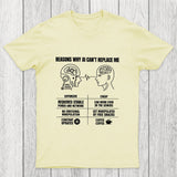Reasons Why Ai Cant Replace Me Chicluma T-Shirt