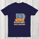 Tech Support Cat Chicluma T-Shirt