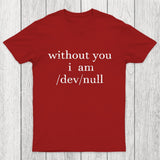 Devnull Unix Linux Joke Funny Chiclumas Chicluma T-Shirt