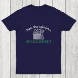 Spreadsheet Lover This Calls For A Spreadsheet Chicluma T-Shirt
