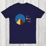 Pyramid Pie Chart Chicluma T-Shirt