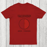 Coffee Contemplation Pie Chart Chicluma T-Shirt