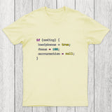 Coding With Headphones Javascript Chicluma T-Shirt