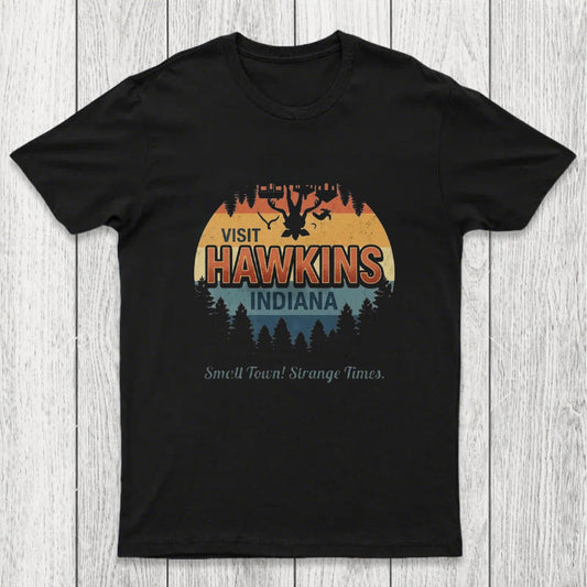 Visit Hawkins Retro 70s Chicluma T-Shirt