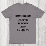 Coffee Sarcasm and TV Shows Chicluma T-Shirt