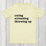 Crying Screaming Throwing Up Chicluma T-Shirt