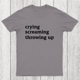 Crying Screaming Throwing Up Chicluma T-Shirt