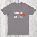 My Happy Place is a Couch Chicluma T-Shirt