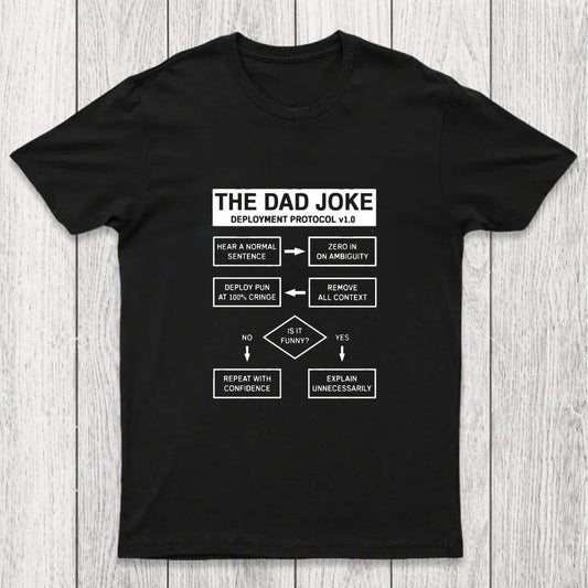 Dad Jokes Cringe Deployment Protocol Chicluma T-Shirt