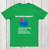 IT Tech Support Technology PI Chart Chicluma T-Shirt