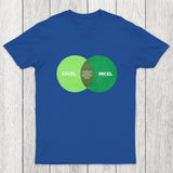 Excel Incel Venn Diagram Chicluma T-Shirt