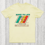Sorry I'm Late I Took The Rhombus Math Chicluma T-Shirt