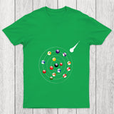 Pool Ball Solar System Chicluma T Shirt