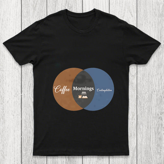 Coffee Contemplation Venn Diagram Chicluma T Shirt