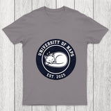University Of Naps Sleeping Cat Chicluma T Shirt