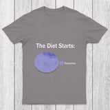 The Diet Starts Tomorrow Chicluma T Shirt