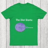 The Diet Starts Tomorrow Chicluma T Shirt