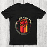 In Charge Of The Crits D20 Retro Chicluma T Shirt