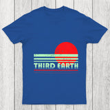 Third Earth Retro Fantasy Sunset Chicluma T Shirt