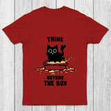Think Outside The Cat Box Chicluma T Shirt