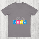 Felines Science Periodic Cat Chicluma T Shirt