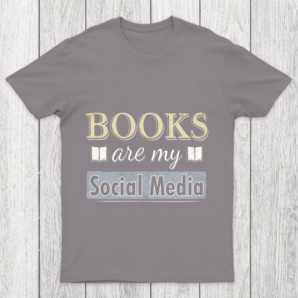 Books Are My Social Media Chicluma T Shirt