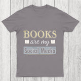 Books Are My Social Media Chicluma T Shirt