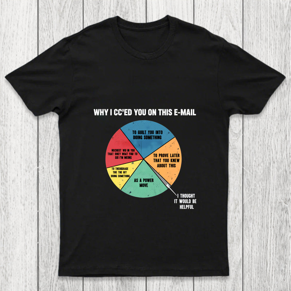 Why I Cced You On This E Mail Chicluma T Shirt