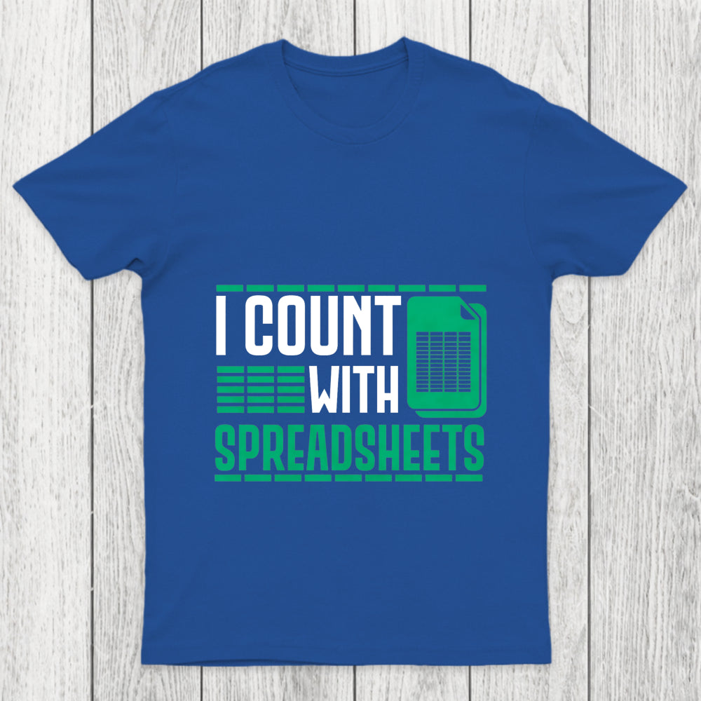 Funny Spreadsheet Accountant Chicluma T Shirt