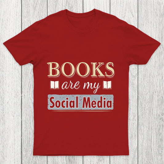 Books Are My Social Media Chicluma T Shirt