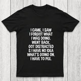 I Came I Saw I Forgot What I Was Doing Chicluma T Shirt