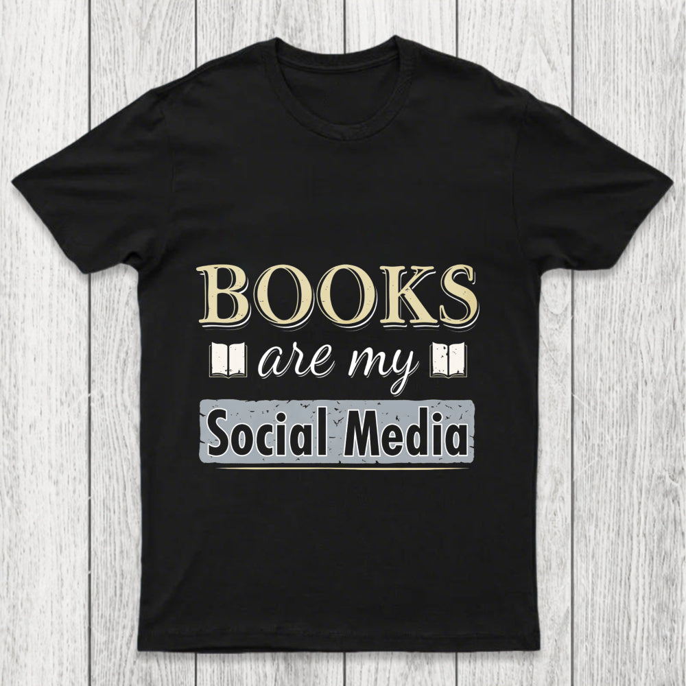 Books Are My Social Media Chicluma T Shirt