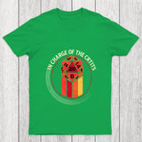 In Charge Of The Crits D20 Retro Chicluma T Shirt