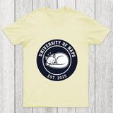 University Of Naps Sleeping Cat Chicluma T Shirt