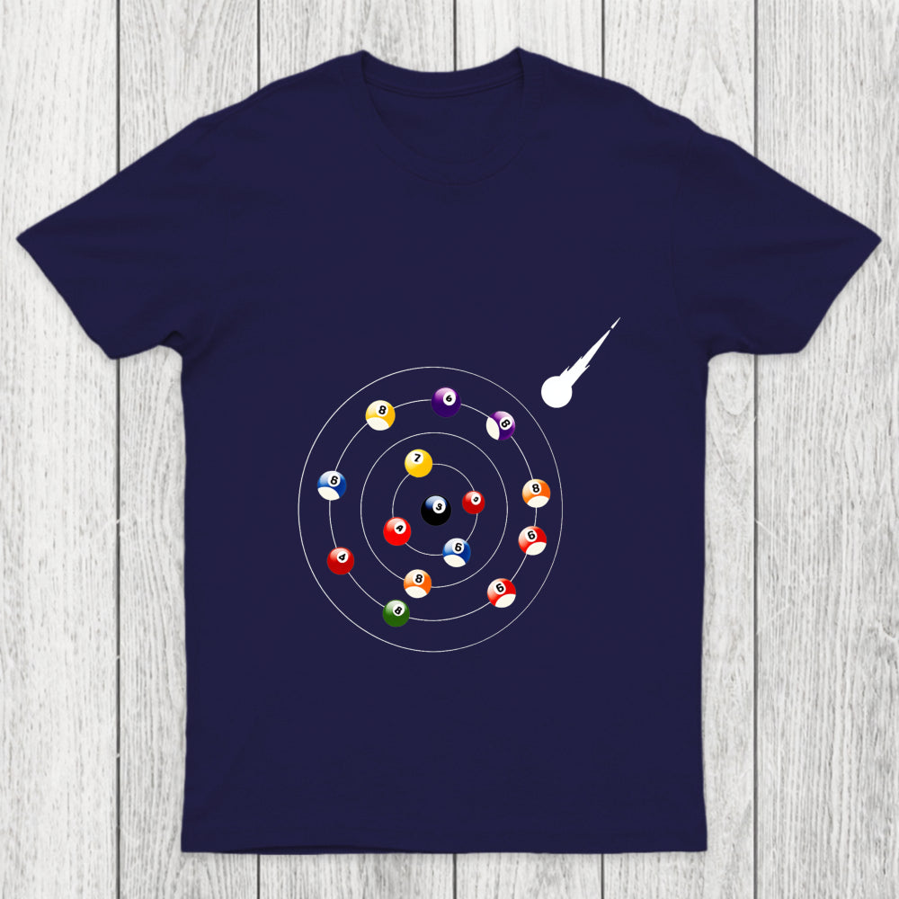 Pool Ball Solar System Chicluma T Shirt